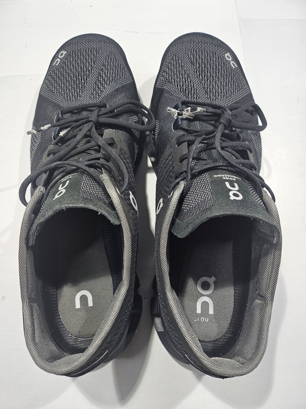 ON RUNNING CLOUD X ATHLETIC SHOES BLACK/ASPHALT MEN'S SIZE 10 - Picture 8 of 14